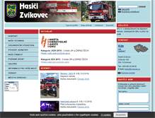 Tablet Screenshot of hasici.zvikovec.cz